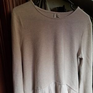 Light pink/pale long sleeved blouse
